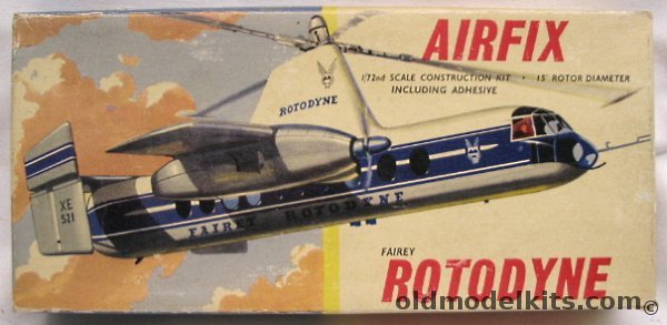Airfix 1/72 Fairey Rotodyne - Bagged plastic model kit